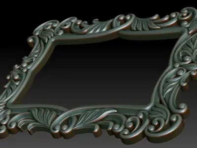 Decorative frame 8 3D print model