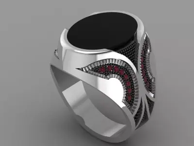NEO MAN RING MODEL15 3D print model