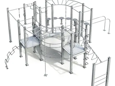 Children playground Sports ground 3D model