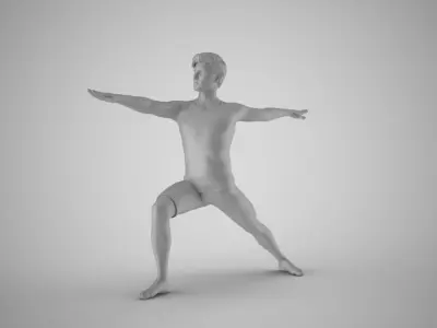 Man Warming Up 3D print model