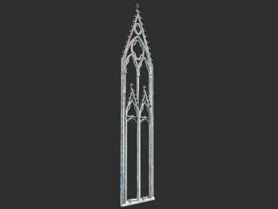 Gothic Arches - Marble and Gold 3D model