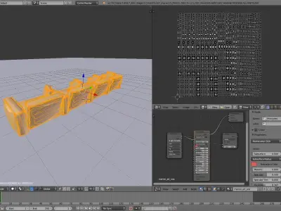 Luxury Cinema Seats Low-poly 3D model