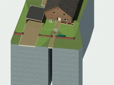 Einfamilienhaus House 3D model