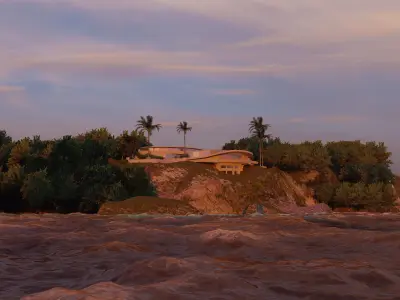 Real Tony Stark Mansion 3D Low-poly 3D model