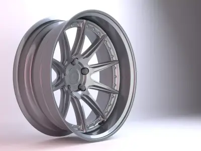 Aodhan DS-07 Wheels Low-poly 3D model