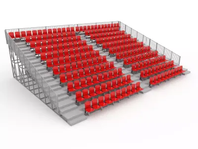 Bleachers 31 3D model