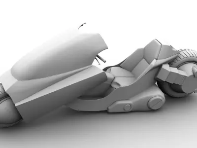 AKIRA Kaneta bike 3D model