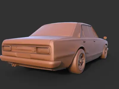 Nissan Skyline 2000GT 3D print model