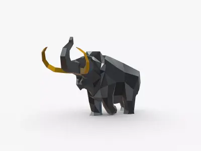 mammoth 3D print model
