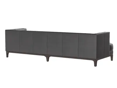 Darian Leather Sofa 3D model