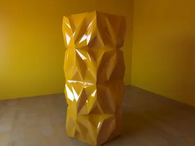 geometric vase Free 3D print model