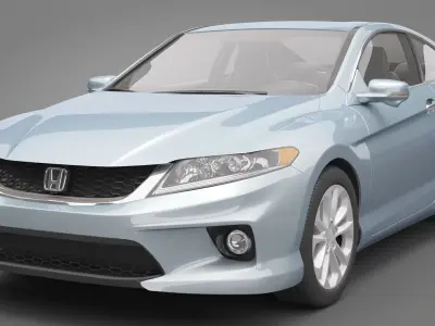 Honda v6 sporty Car 3D model