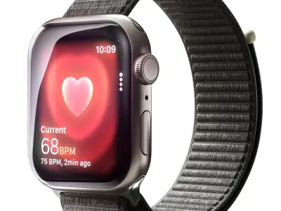 Apple Watch Series 9 Cypress Sport Loop 3D model