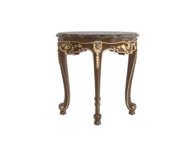 Timeless round side table by Modenese 3D model