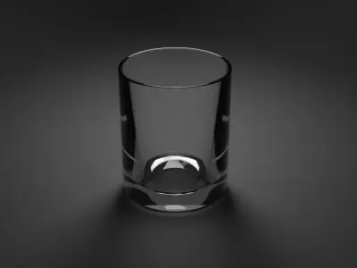 Glass of water Free 3D model