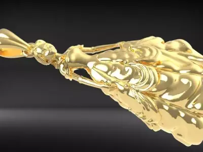 PRINCESS PENDANT 3D print model
