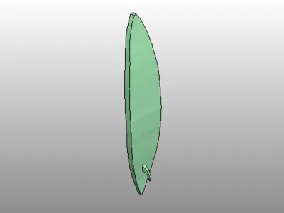 Surfboard - Type 5 3D model