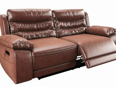 Harveys Monterano Recliner Sofa  and Non Recliner  3D model