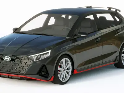 Hyundai i20 2021 3D model