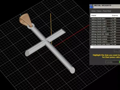 cross 3D print model 5