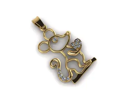 Lucky Rate Pendant 3D print model