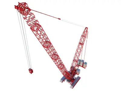 CRAWLER MINING CRANE  3D model