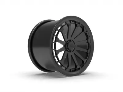 Black Rhino rim design  3D print model