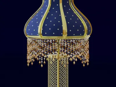 Moroccan Dotted Table Lamp 3D model