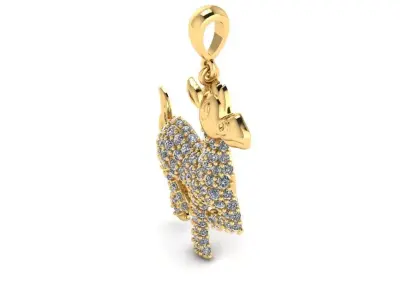 Horse pendant 3D model