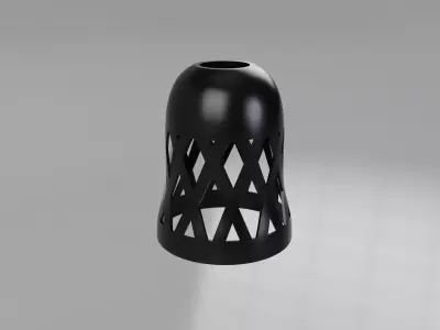 Faceted lampshade Free 3D print model