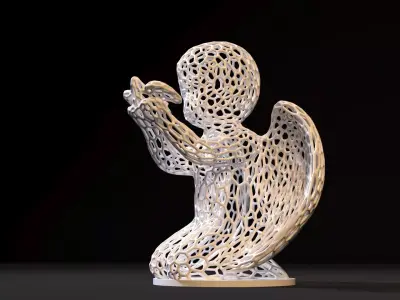 Angel Sculpture 3D print model
