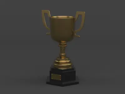Trophy Cups 3D model 20