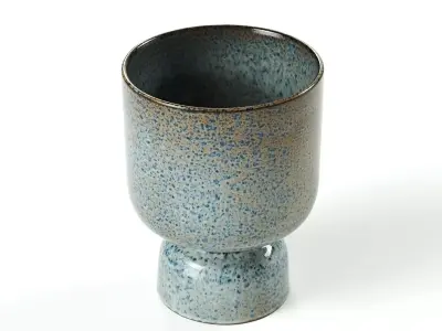 madem stoltz - plant pot blue rost L size 3D model