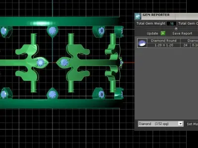 Patek phillip small version ring 3D print model