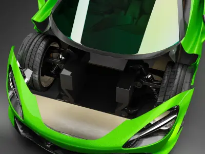 Mclaren S720 3D model