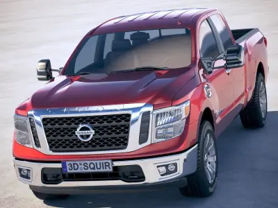 Nissan Titan King Cab 2017 3D model