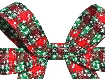 Christmas Bow Ribbon 53 Low-poly 3D model