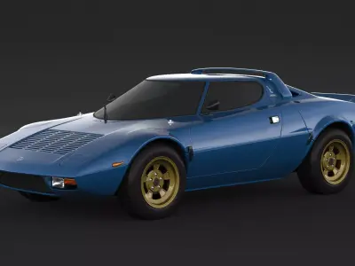 Lancia Stratos HF 3D model