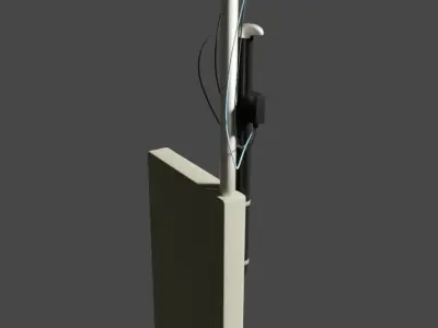 Cartoon Fusebox Wall 3D model