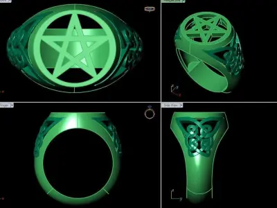 ring star Free 3D print model
