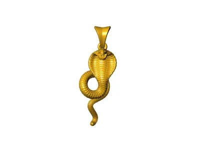 SNAKE PENDANT 3D print model