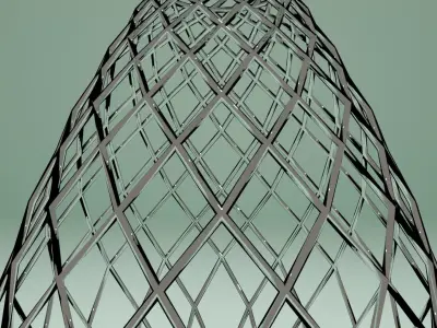 Modern Vase Low-poly 3D model