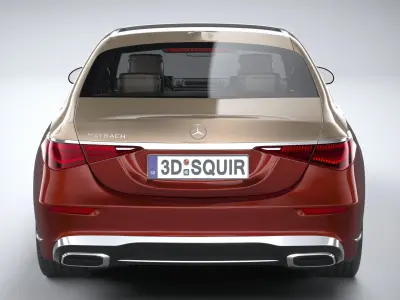 Mercedes-Benz S-Class Maybach 2021 3D model