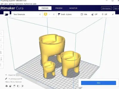 among us plant pot 40  3D print model