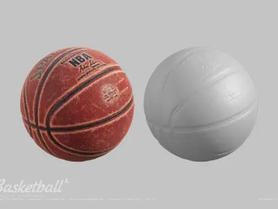 Spalding Basketball Scan 3D model