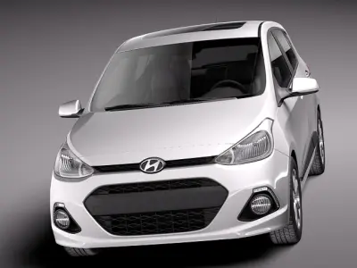 Hyundai i10 2014 3D model