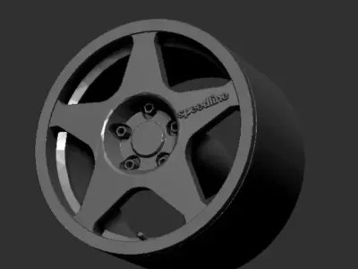 Speedline Corse 2110 Wheels Rims 3D Print Ready Model 3D print model