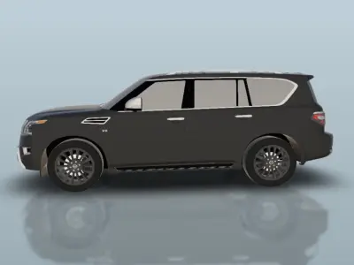 Nissan Armada Platinum 2022 3D print model