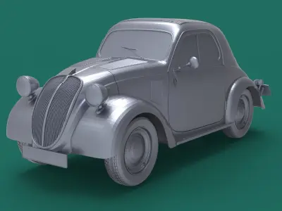 FIAT 500 READY TO PRINT 3D model