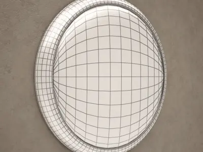 Yin and Yang Wall Clock 02 3D model